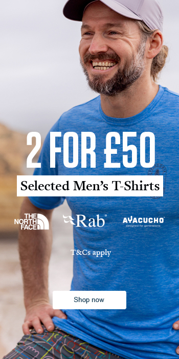 2 for £50 On Selected Men's T-Shirts